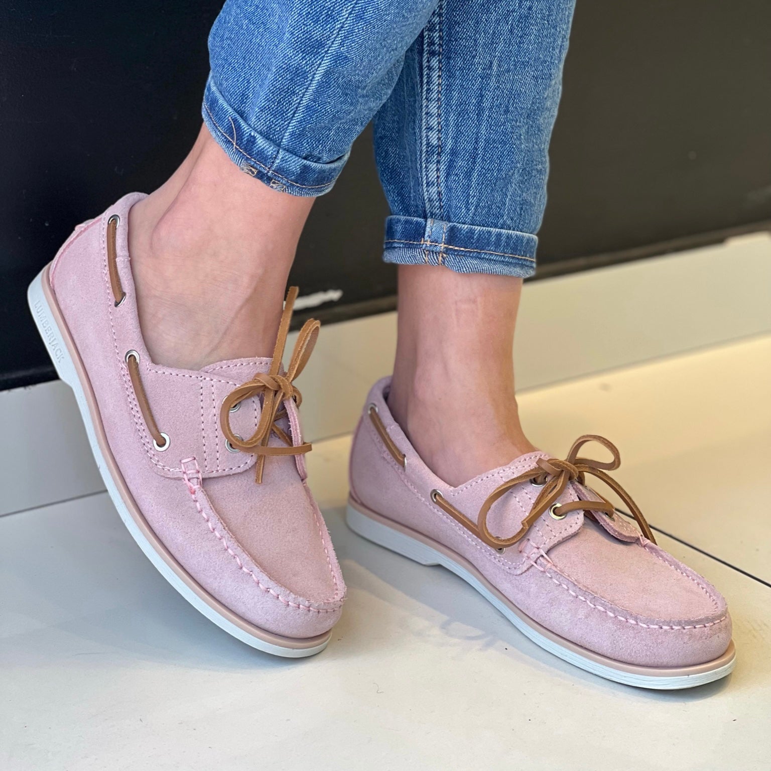 Καστόρινα OXFORDS LUMBERJACK ΡΟΖ - SW07804
