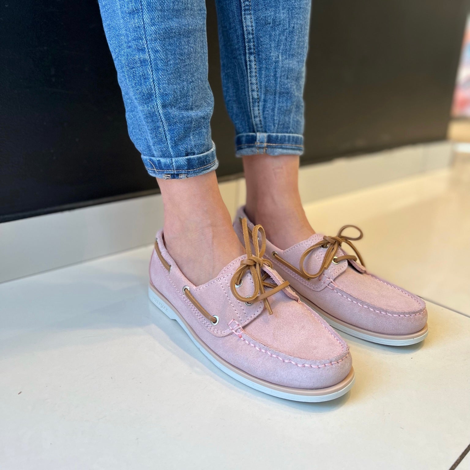 Καστόρινα OXFORDS LUMBERJACK ΡΟΖ - SW07804