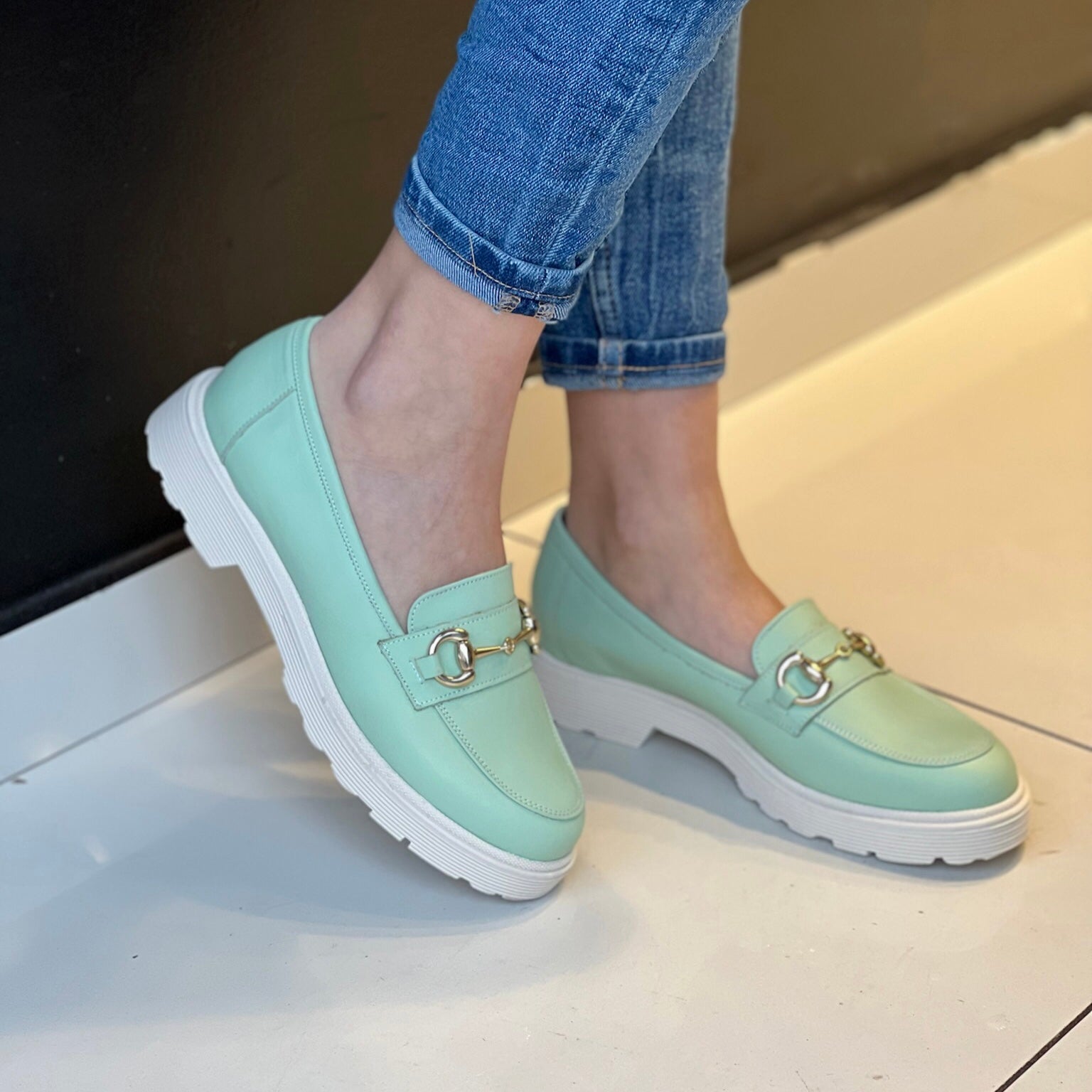 Δερμάτινα Loafers MARA SHOES ΜΕΝΤΑ - 3010