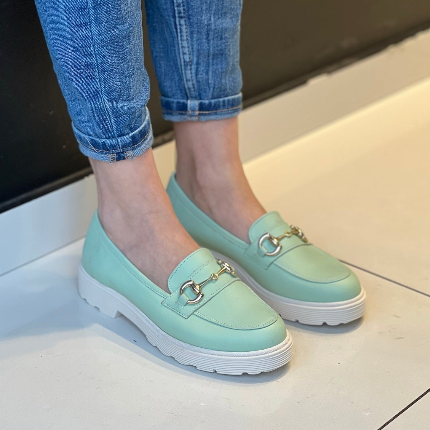 Δερμάτινα Loafers MARA SHOES ΜΕΝΤΑ - 3010