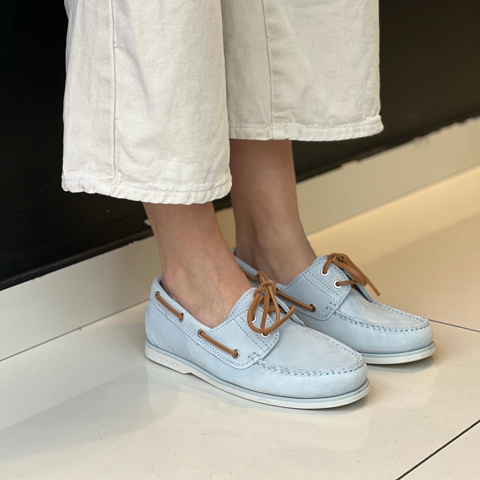 Καστόρινα OXFORDS LUMBERJACK ΣΙΕΛ - SW07804