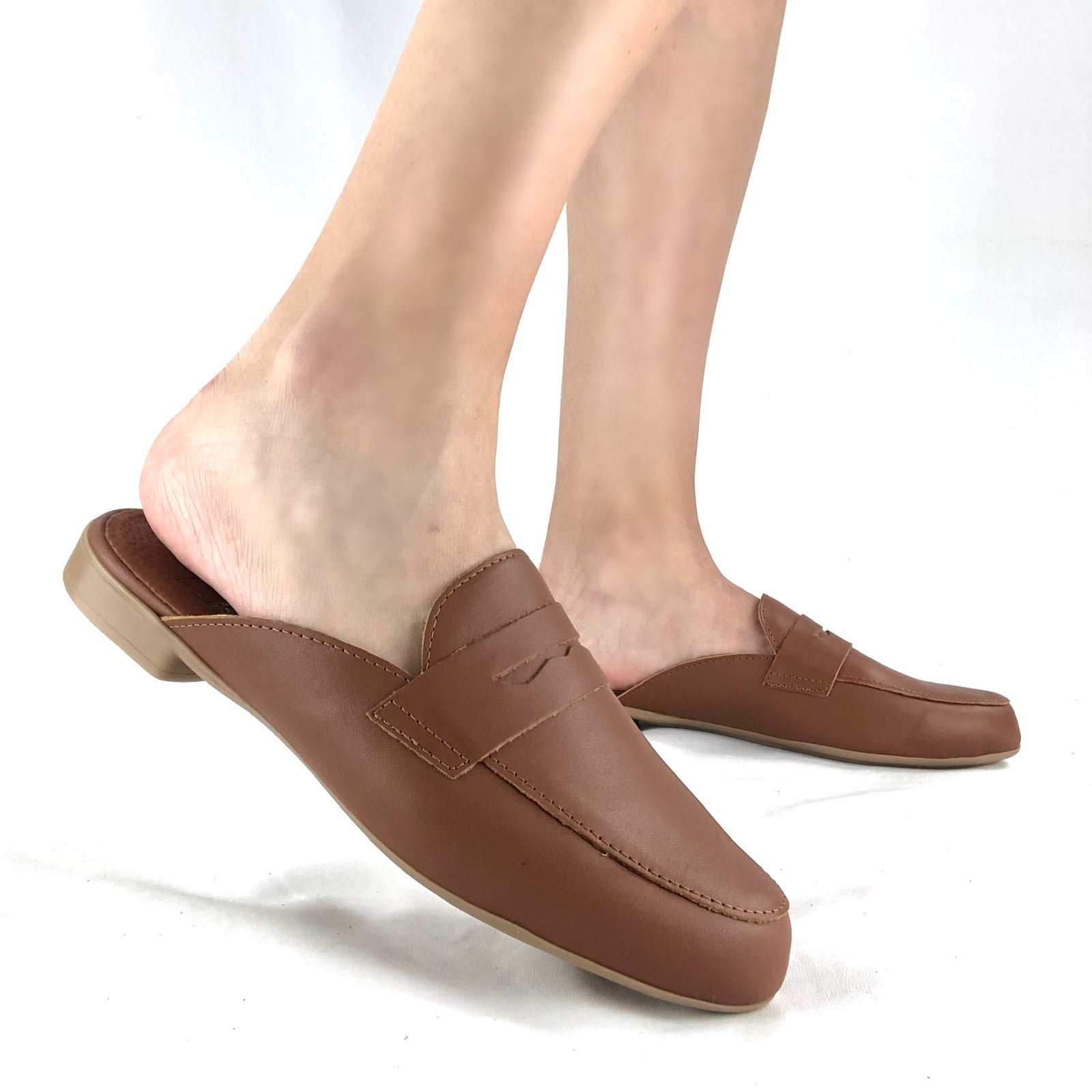 Δερμάτινα Μοκασίνια MARA SHOES ΤΑΜΠΑ - SS - 73